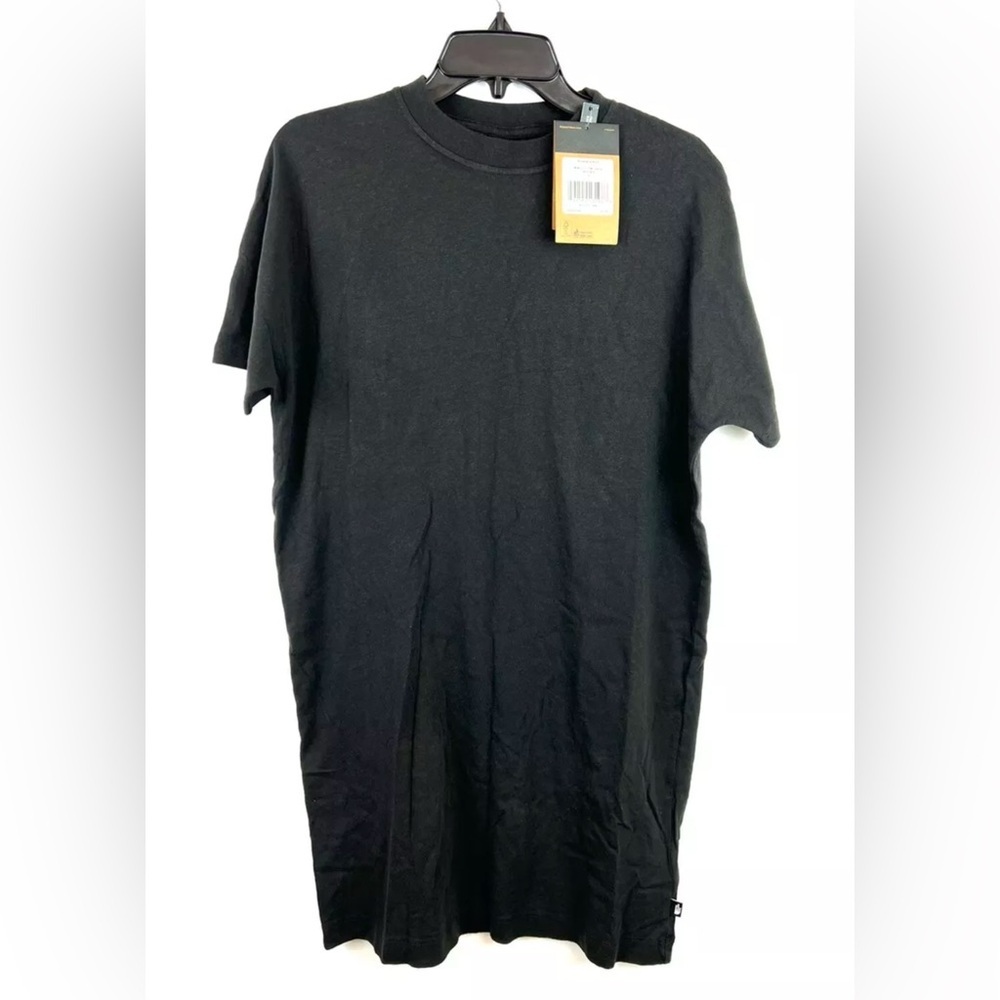 The North Face Women’s Woodside Hemp Short Sleeve Black Tee Dress Size S